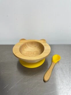 SET DE REPAS BAMBOU JAUNE