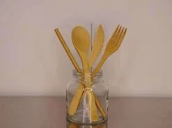 COUVERTS EN BAMBOU LOTS DE 4