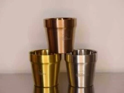 VERRES ISOTHERME INOX 180ML LOT DE 3